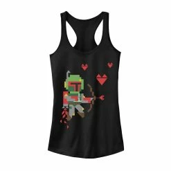 Juniors' Star Wars Boba Fett Cupid Valentine's Day Tank