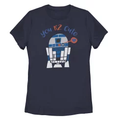 Juniors' Star War You R2 Cute R2-D2 Portrait Tee