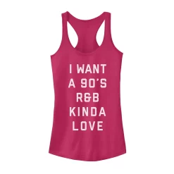 Juniors' Valentine's Day "I Want A 90's R&B Kinda Love" Tank Top