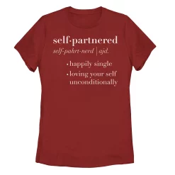 Juniors' Self Partnered Definition Tee