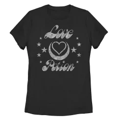 Juniors' Love Potion Faded Text Tee