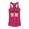 Juniors' I Loaf You Happy Pieces Of Toast Tank Top