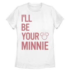Disney's Minnie Mouse Juniors' Word Stack Graphic Tee