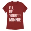 Disney's Minnie Mouse Juniors' Word Stack Graphic Tee