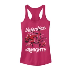 Juniors' Disney Pixar Incredibles Family Valentine Almighty Tank