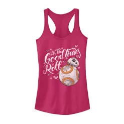 Juniors' Star Wars Valentine's Day "Good Times Roll" Graphic Tank