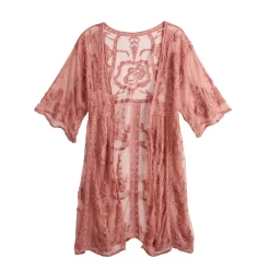 Women's LC Lauren Conrad Sheer Lace Duster -Kohl's shop 4826668 ALT4