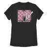 Juniors' MTV Music Television Heart Doodle Logo Fill Tee