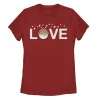 Juniors' Star Wars The Mandalorian The Child Love Valentine's Day Tee