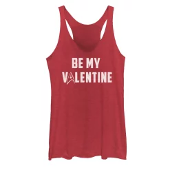 Juniors' Star Trek Be My Valentine Delta Badge Tank Top