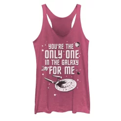 Juniors' Star Trek Only One For Me Valentine's Day Tank Top