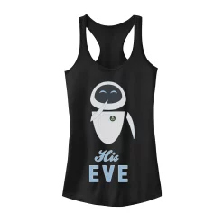 Juniors' Disney / Pixar Wall-E His Eve Couples Tank Top