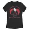 Juniors' Disney Villains Valentine's Cruella "Who Needs A Boyfriend" Tee