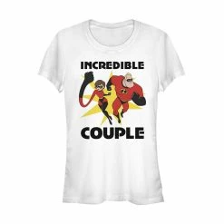 Juniors' Disney / Pixar Incredibles 2 Incredible Couple Duo Portrait Tee