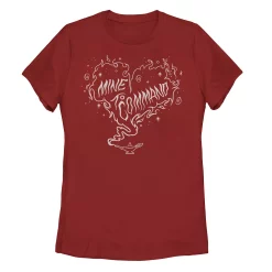 Juniors' Disney Villains Valentine's Mine To Command Tee
