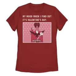 Juniors' Disney Villains Valentine's Jafar Valentine's Day Mood Tee