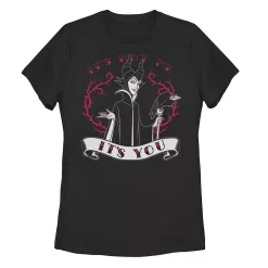 Juniors' Disney Villains Valentine's Maleficent Tee