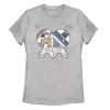 Juniors' Star Wars Valentines You R2 Cute Heart Droids Tee