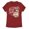 Juniors' Star Wars Valentines Good Times Roll Hearts Tee