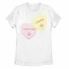 Juniors' Star Wars Candy Hearts Love Valentine's Day Tee