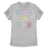 Juniors' Star Wars Candy Hearts Force Valentine's Tee