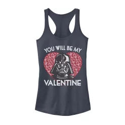 Juniors' Star Wars You Will Be My Valentine Darth Vader Tank Top