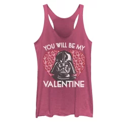 Juniors' Star Wars You Will Be My Valentine Darth Vader Tank Top