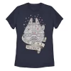 Juniors' Star Wars Millennium Falcon One In A Millennium Tee
