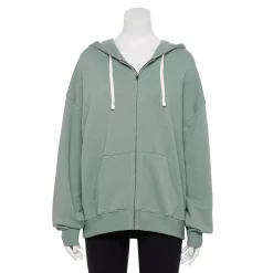 Juniors' SO® Oversized Zip-Up Hoodie 16 Juniors' SO® Oversized Zip-Up Hoodie -Kohl's shop 5236393 Unique Green