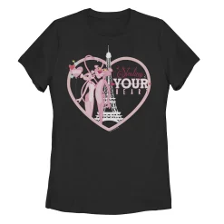 Juniors' The Pink Panther Stealing You Heart Tee