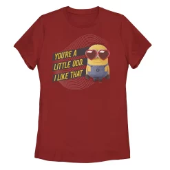 Juniors' Minions You're A Little Odd I Like That Tee
