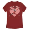 Juniors' Batman Harley Quinn Mad Love Vintage Portrait Tee