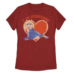 Juniors' The Muppets I Am Everything Miss Piggy Portrait Tee