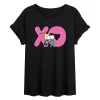 Juniors' Peanuts XO Lucy Flowy Tee