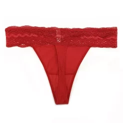 Juniors' SO® Medallion Lace Thong CAN83-005 -Kohl's shop 5671106 ALT