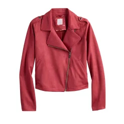 Women's LC Lauren Conrad Suede Moto Jacket 21 Women's LC Lauren Conrad Suede Moto Jacket -Kohl's shop 5676944 ALT5