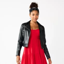 Juniors' SO® Faux-Leather Moto Jacket