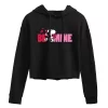 Juniors' Peanuts Snoopy "Be Mine" Cropped Graphic Hoodie