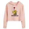 Juniors' Peanuts Woodstock "TrueLove" Cropped Graphic Hoodie
