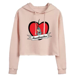 Juniors' SpongeBob Heartbreaker Cropped Hoodie