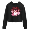 Juniors' SpongeBob Patrick "Be My Valentine" Cropped Hoodie