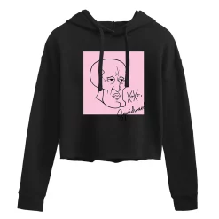 Juniors' SpongeBob XOXO Cropped Hoodie