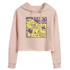 Juniors' SpongeBob I Fancy You Cropped Hoodie