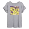 Juniors' SpongeBob "I Fancy You" Oversized Graphic Tee