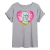 Juniors' SpongeBob Handsome Squidward Flowy Tee