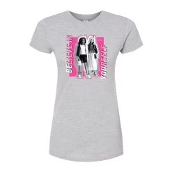 Juniors' Barbie "Believe In Yourself" Fitted Graphic Tee