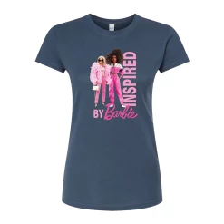 Juniors' Barbie "Inspired" Fitted Graphic Tee