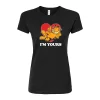 Juniors' Garfield "I'm Yours" Fitted Graphic Tee