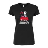 Juniors' Peanuts "Love, Snoopy" Graphic Tee
