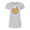 Juniors' Peanuts "Pizza My Heart" Graphic Tee
